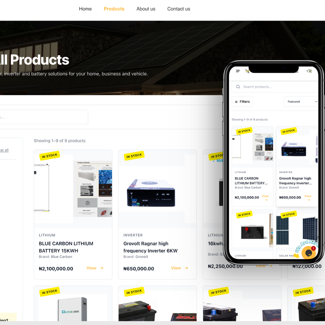 Neuman Energy product catalogue