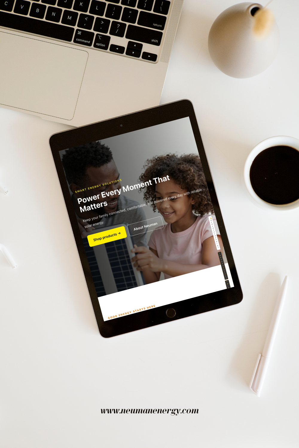 Neuman Energy homepage