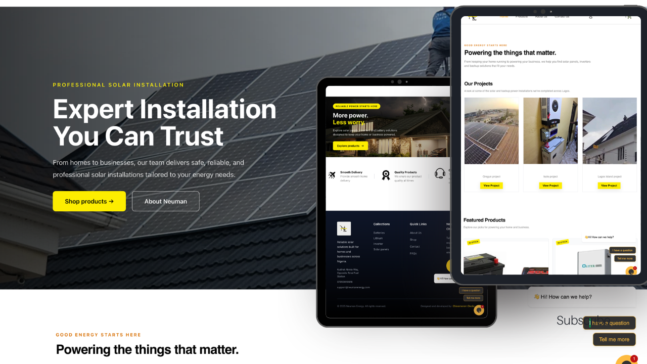Neuman Energy online store